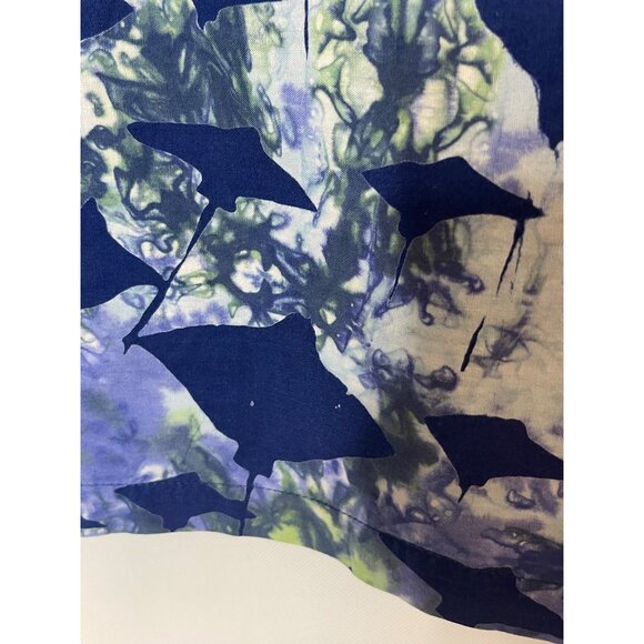 Rum Reggae Cabana Shirt "Eagles On High" Short Sleeve Pockets Size 4XL - Picture 8 of 14